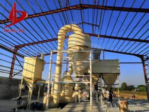 出口缅甸5R4128磨粉机安装完成现场图片